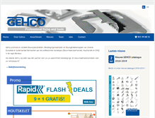 Tablet Screenshot of gehco.be